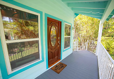 Front Door to the Octagon Oasis