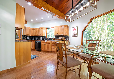 View of the Dining Room & Kitchen